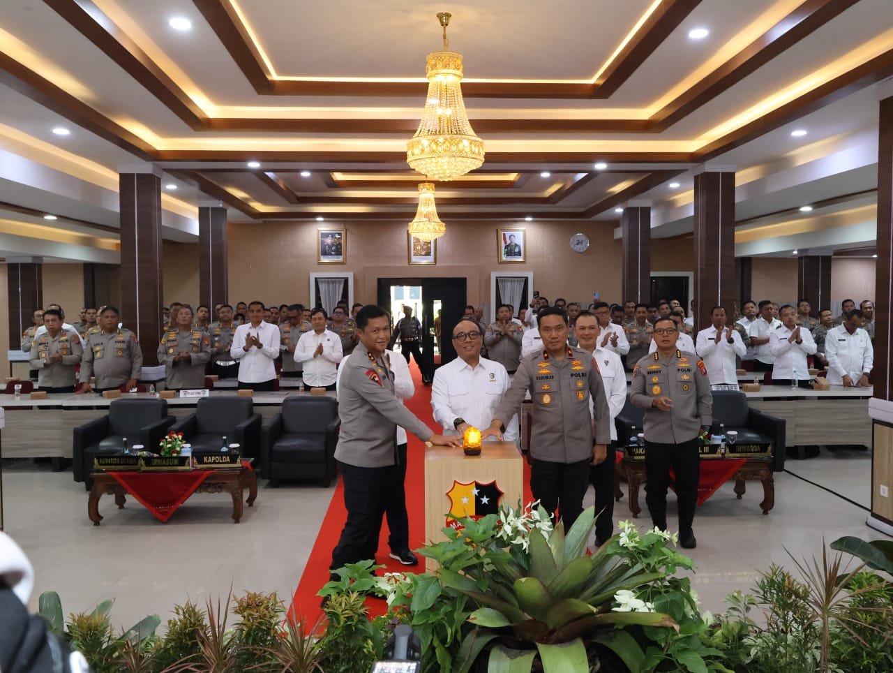 Irwasum Polri dalam acara audit kinerja di Polda Kalteng